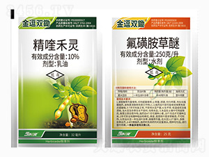 10%精喹禾靈+250克每升氟磺胺草醚-金逗雙鋤-金爾農(nóng)化